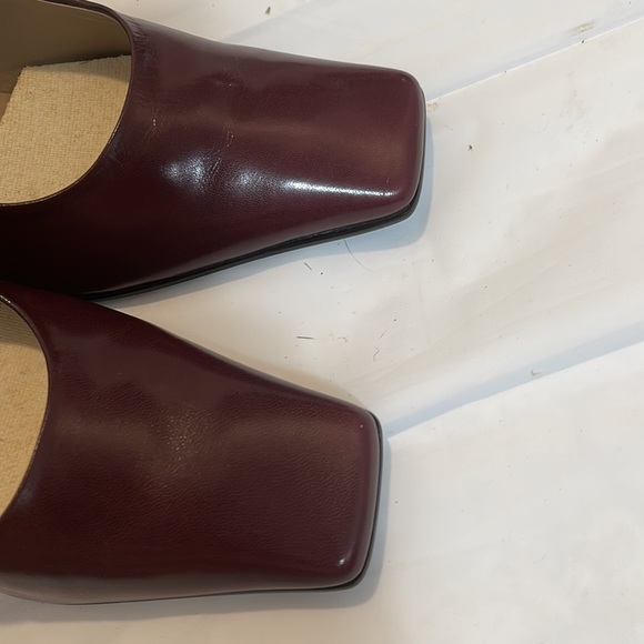 Nine West burgundy women’s shoes size 7 1/2 - Picture 7 of 8